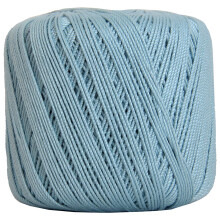 Threadart纯棉钩针线3号浅蓝色50克140码