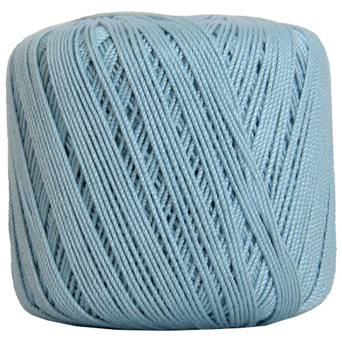 Threadart纯棉钩针线3号浅蓝色50克140码