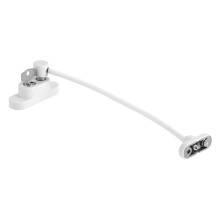Zinc Alloy Door Window Limiter Lock - White, 1 PC