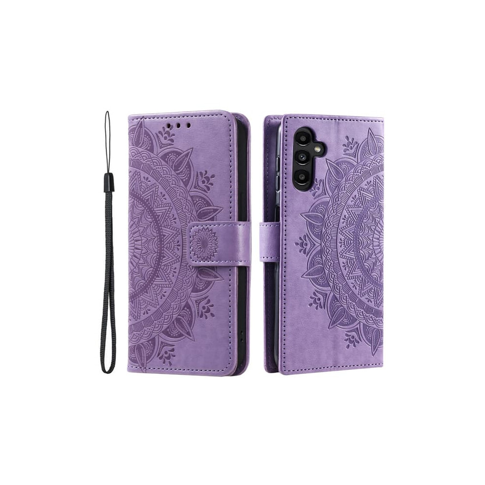 Skalo Samsung S24 Mandala Wallet Case Purple 962125237221