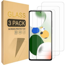 Cosantóir Scáileáin Gloine Tempered 3x le haghaidh comhoiriúnach le Xiaomi Mi12PRO Trédhearcach aon mhéid amháin