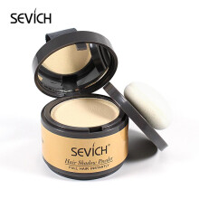 (Auburn) Sevich Light Blonde Hairline Shadow Powder Instant Root Cover Up 4g Hair Fluffy Powder Hair Concealer Coverage