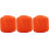 Threadart cotton crochet thread size 10 orange 3-pack 1