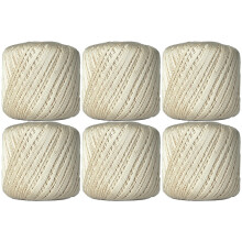 Mercerized Cotton Crochet Thread Size 10 Natural 6 Pack