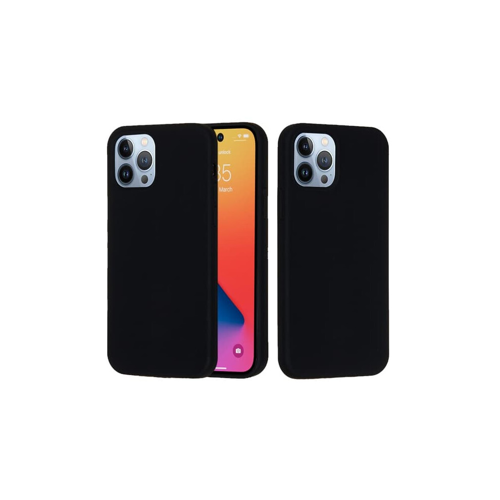 Silicone Case For Iphone 14 Pro Black 962125236279