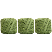Cotton Crochet Thread Size 3 Avocado 50g 140yds