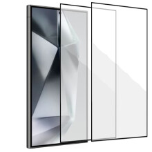 Kompatibel med Samsung Galaxy S24Ultra skärmskydd, 2-pack - Heltäckande härdat glas för maximal stöttålighet och skydd