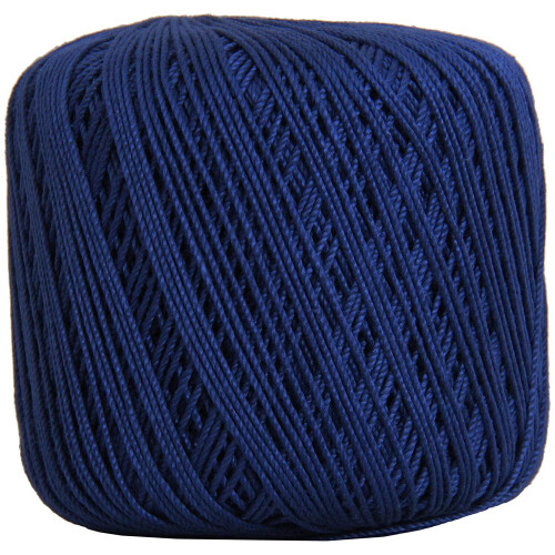 Threadart 纯棉钩针线 3号 蓝色41 50g/140码