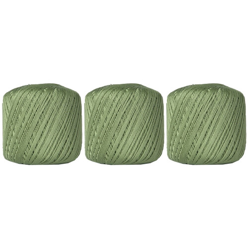 Crochet Thread Size 10 Avocado 3-Pack 100% Mercerized