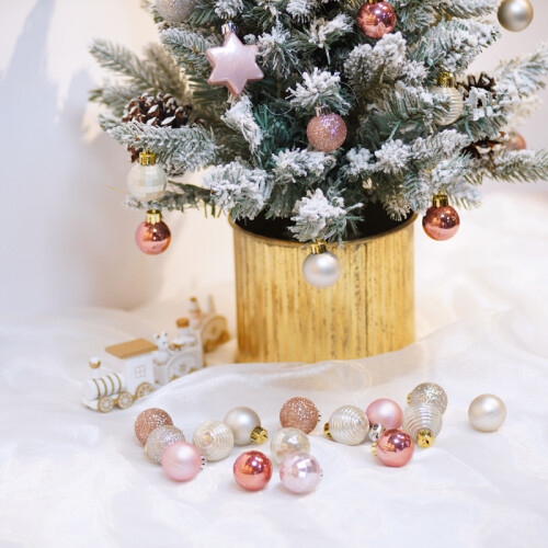 Christmas Ball Light Gold 3cm 33-Pack 1