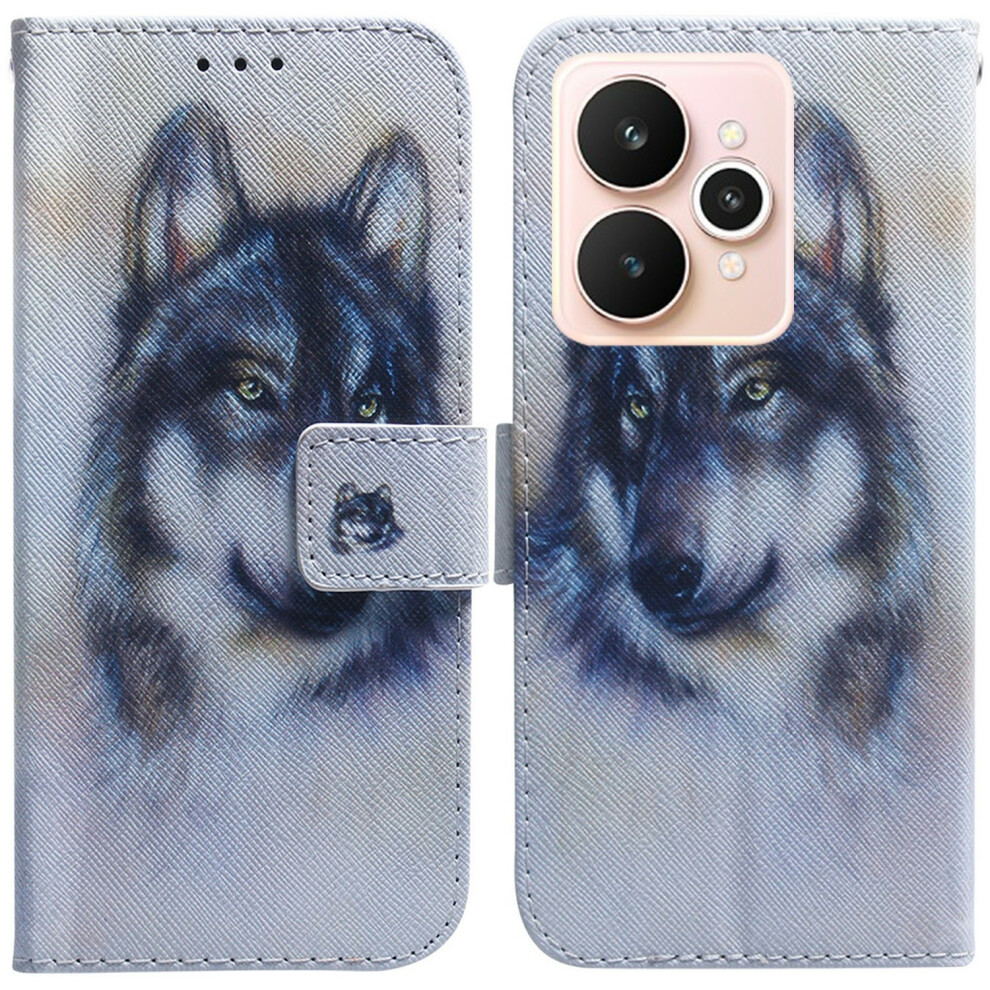 (Wolf) For Realme 15 Pro 5G / 15 5G Wallet Case Pattern Print Leather Phone Cover 6914298933909