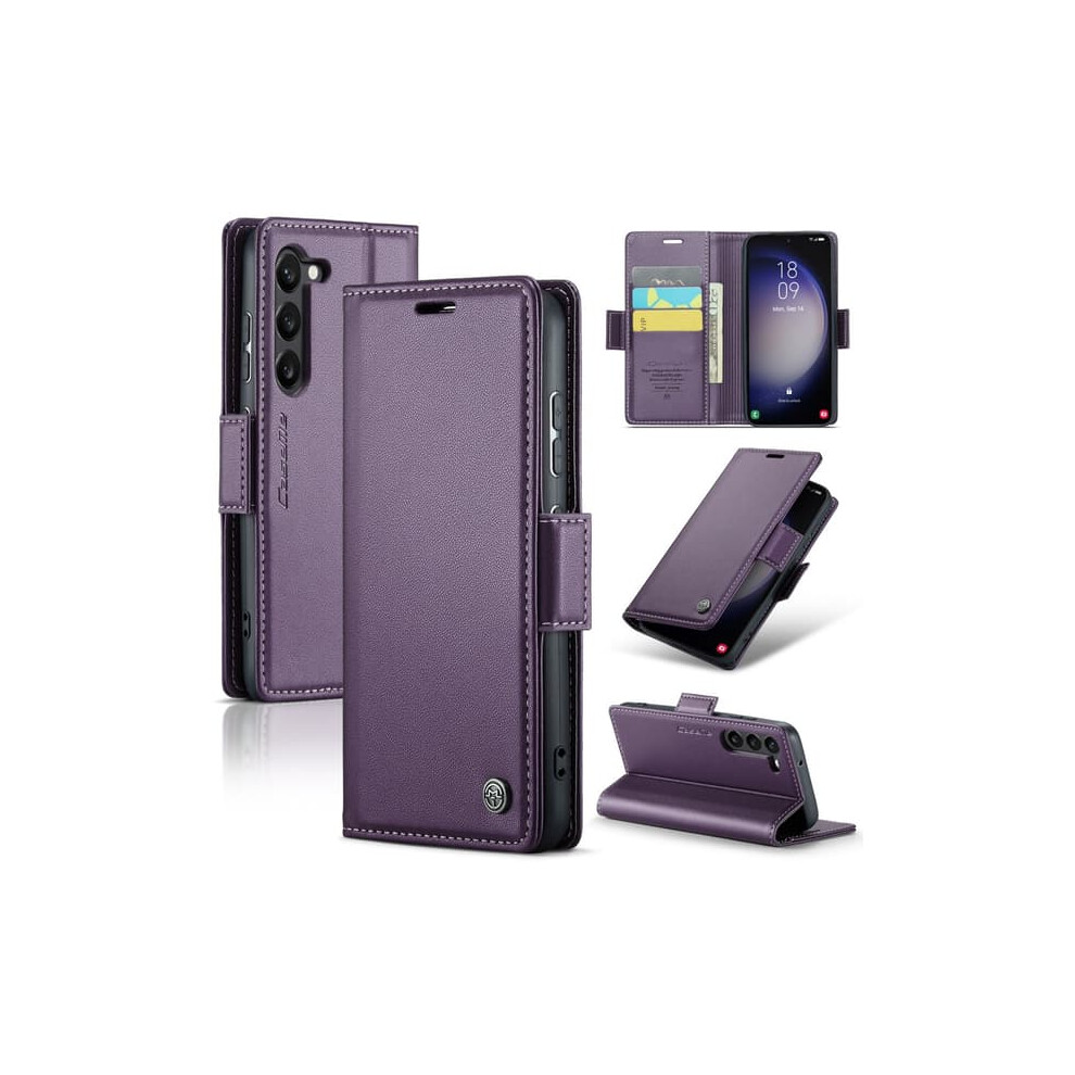 Caseme Slim Wallet Case With Rfid Protection For Samsung Purple 962125235968