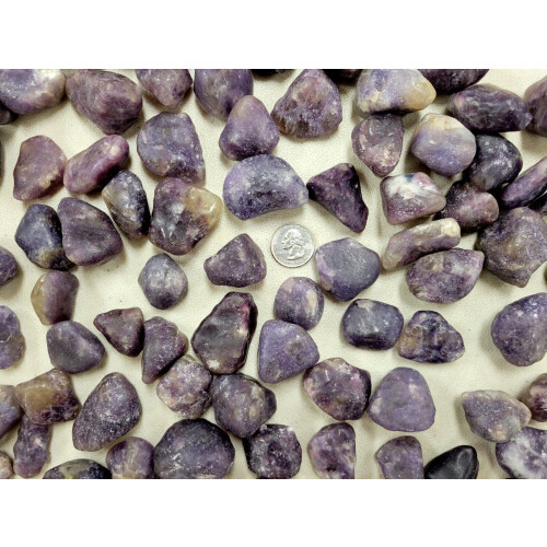 Lepidolite crystal stones polished India bulk 1