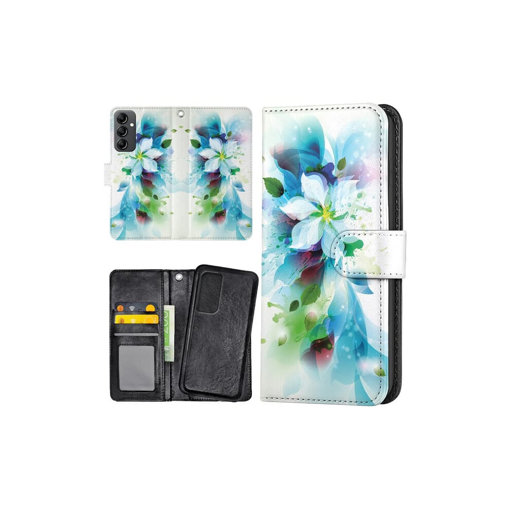 Samsung Galaxy S24 Wallet Case With Floral Design 962125236293