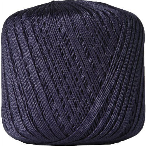 Threadart cotton crochet thread size 10 navy 50g