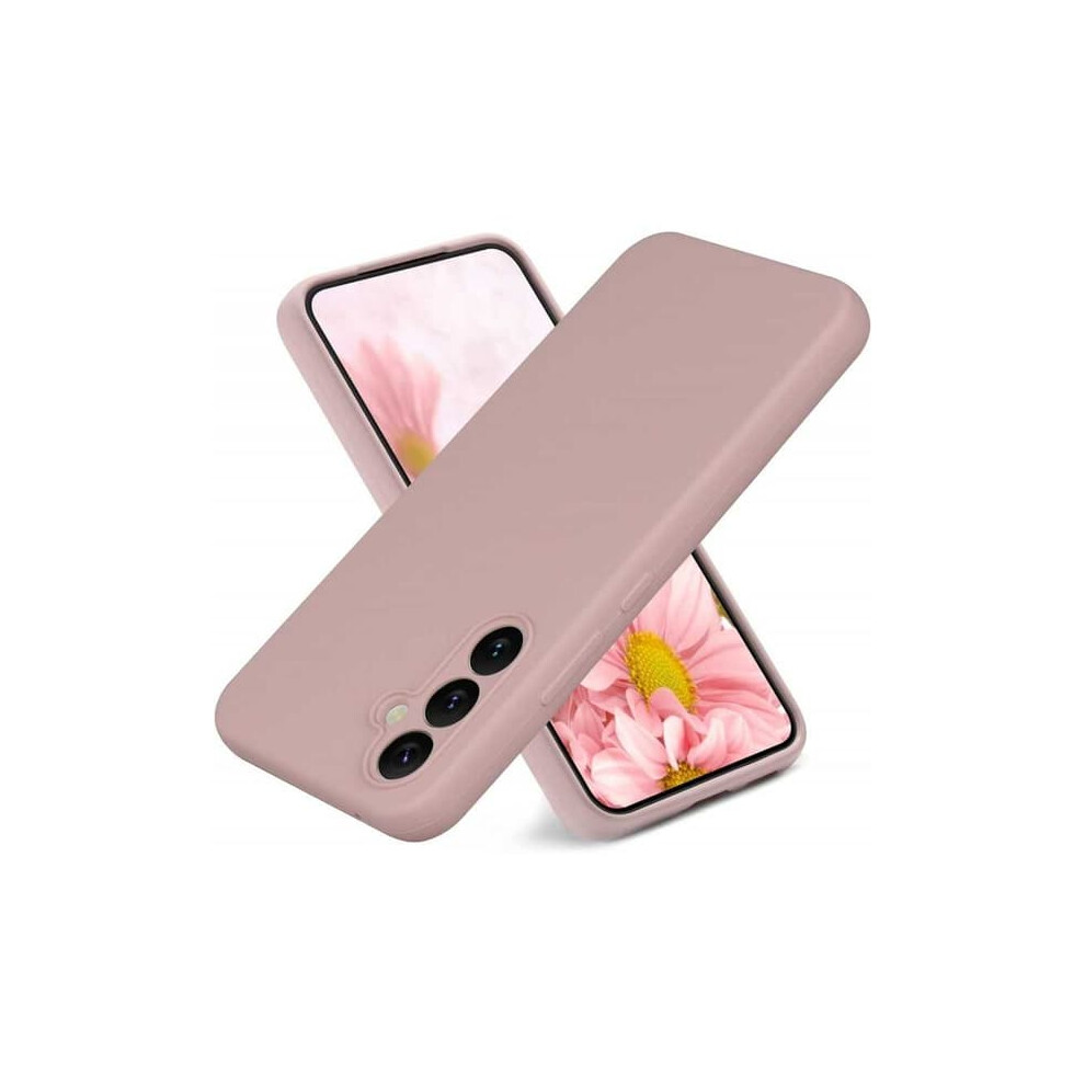 Samsung S24 Matte Rubber Case With Camera Protection Pink 962125236453