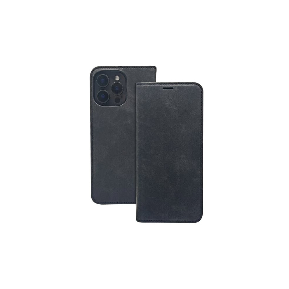 Iphone 16 Wallet Case Smart Suede Black 962125236996