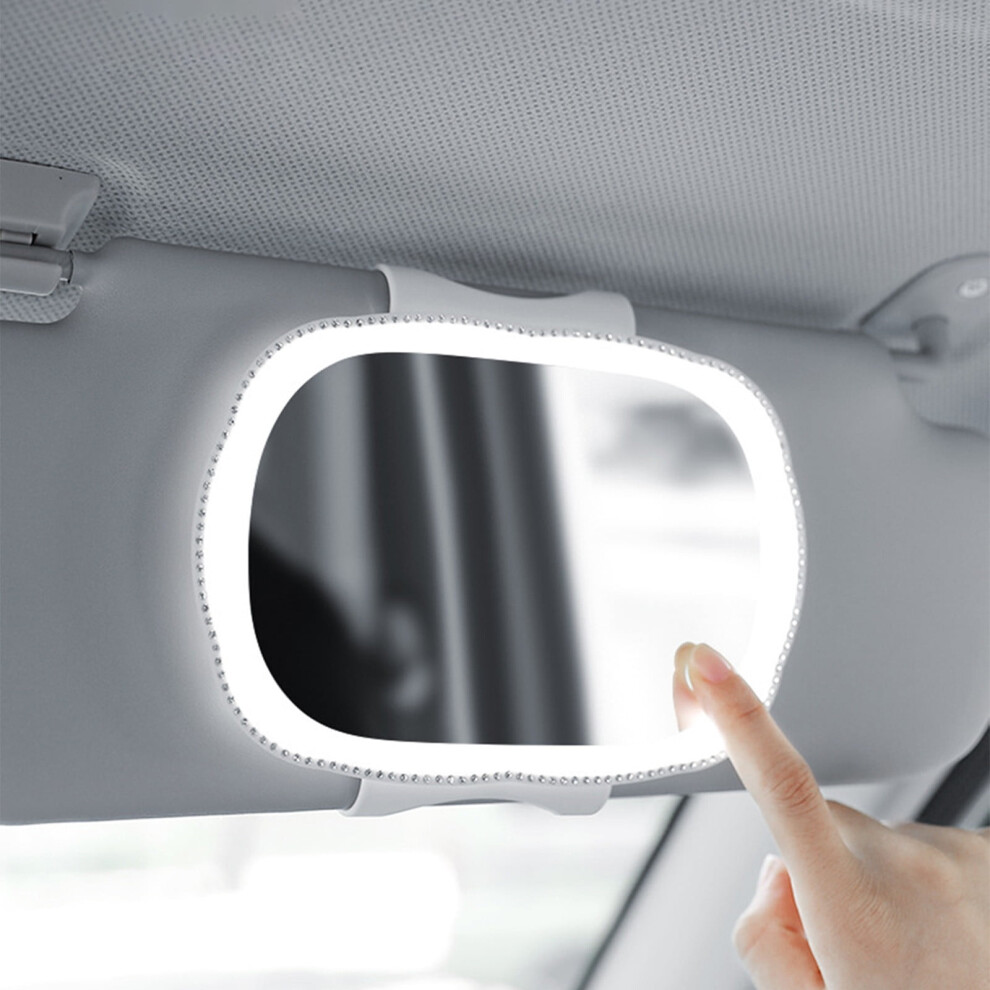 VALSEEL Car Windshield Sun Shade with LED Light and Touch