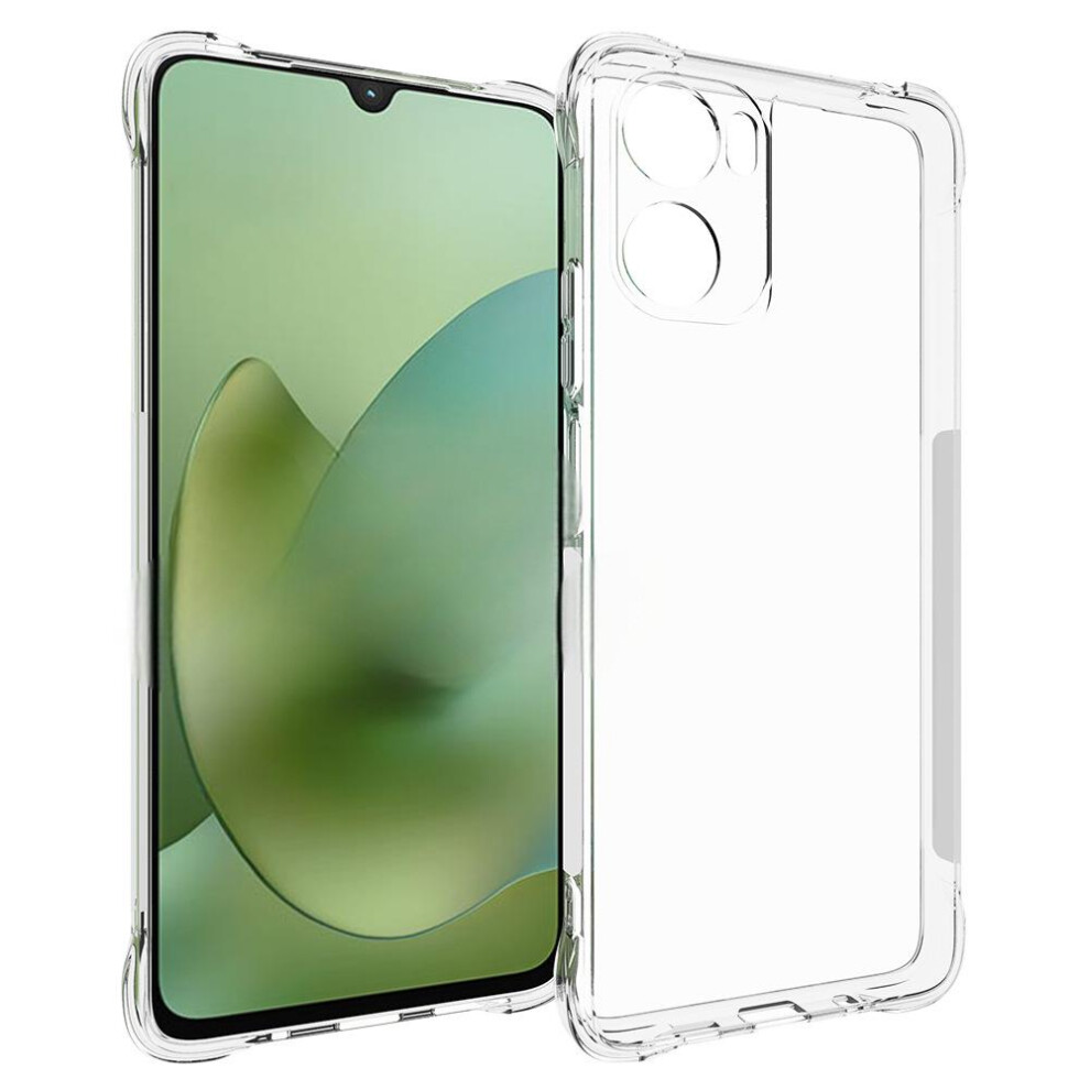 (Transparent) Wanlonfeng For Motorola Moto G06 Power 4G / G06 4G Clear Tpu Case Tm Series 2.0Mm Phone Back Cover 6914294430334