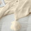 Knitted wool blanket for office naps 27.5x39.4 in 5
