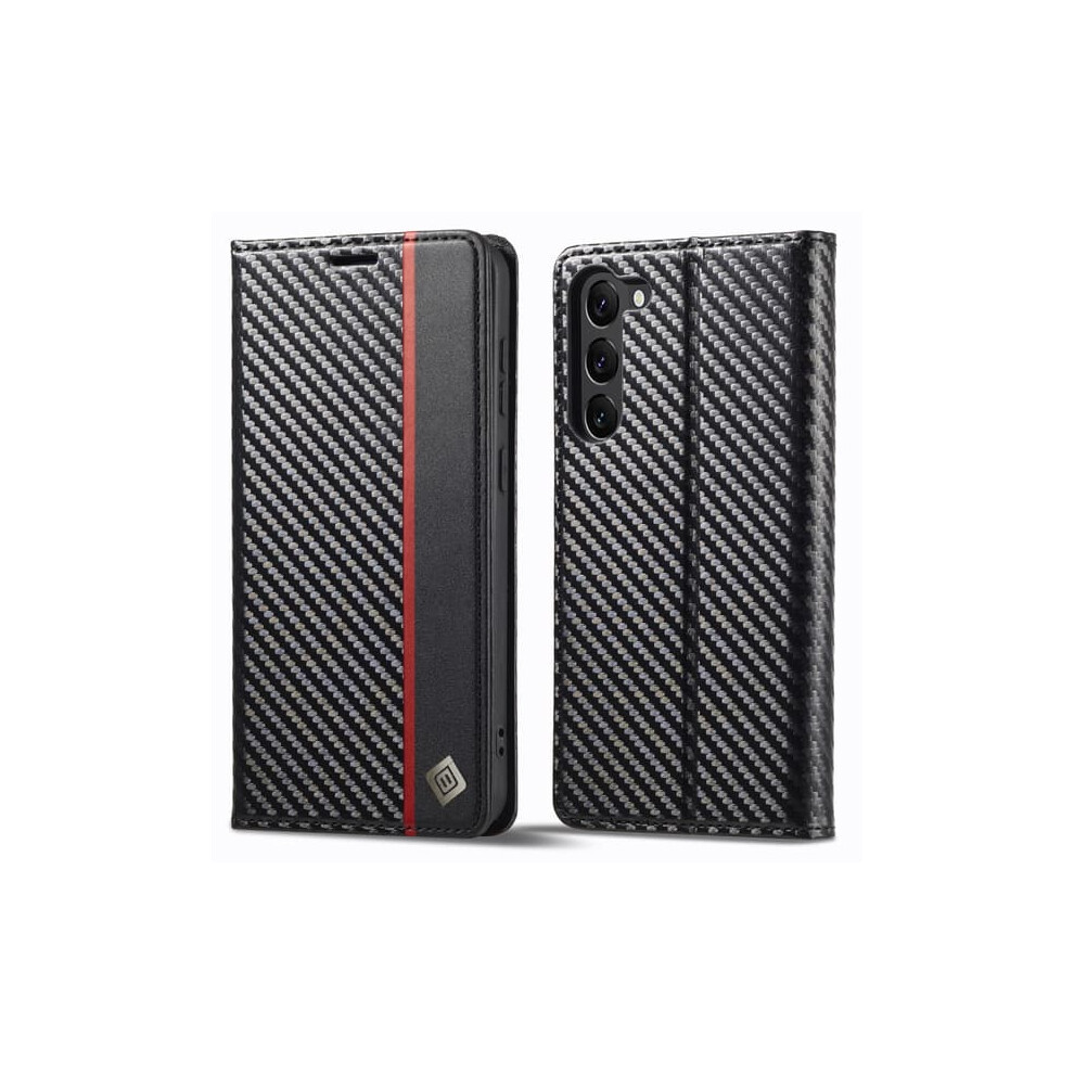 Lc.imeeke Wallet Case For Samsung Galaxy S24 - Black 962125237580