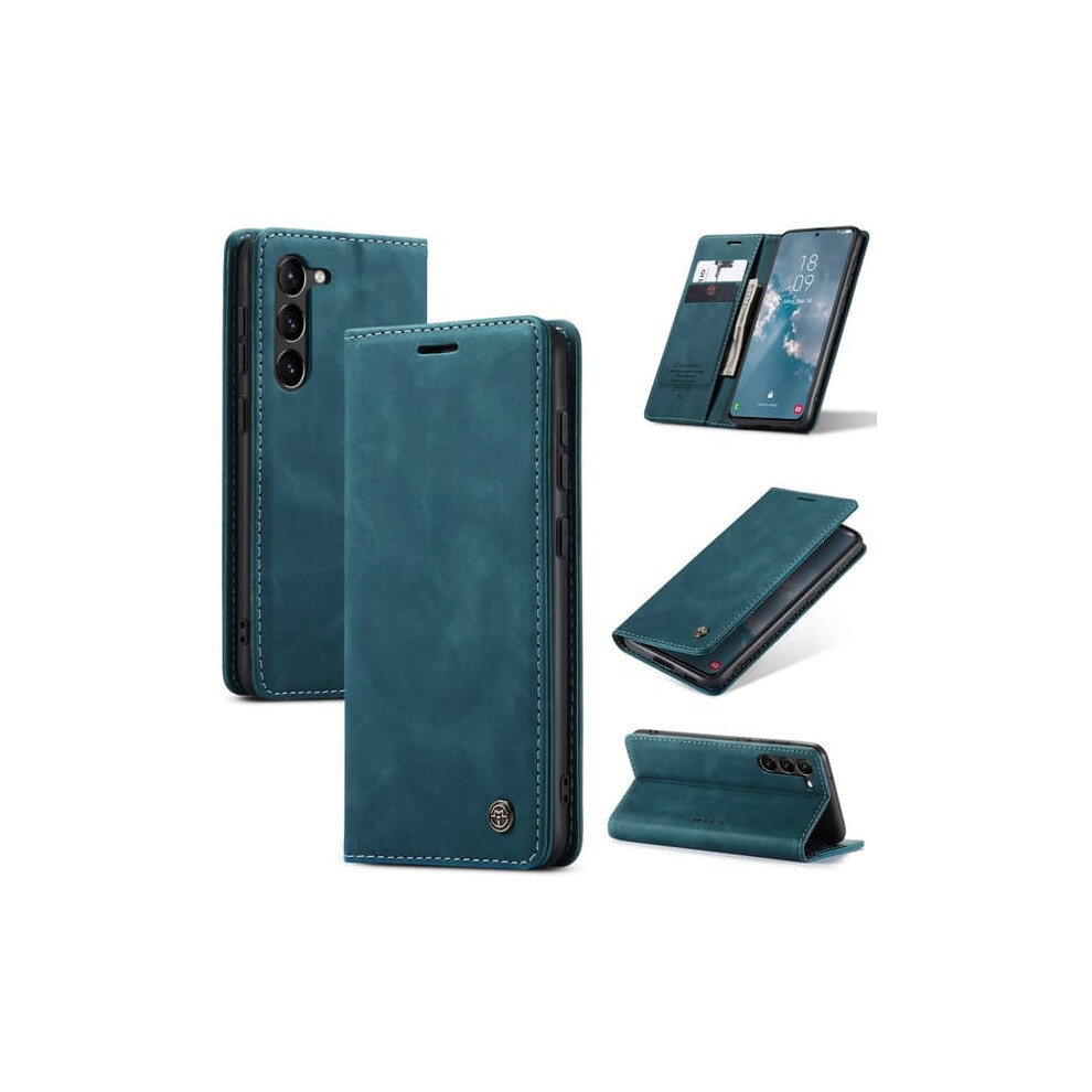Caseme Slim Wallet Case For Samsung Galaxy S24 Blue 962125237528