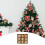 Christmas ornaments shatterproof plastic red gold 9-piece 1