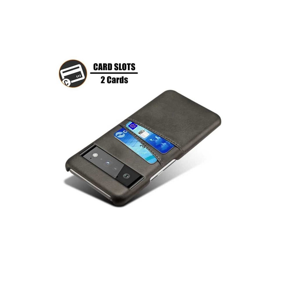 Google Pixel 6A Case With Card Holder Black 962125224948