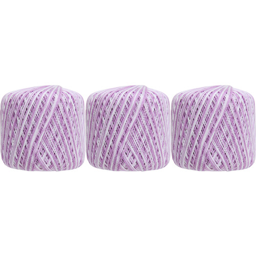 Threadart cotton crochet thread size 10 variegated lavender