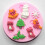 Xubond silicone Christmas cake mold, 12-cavity 5