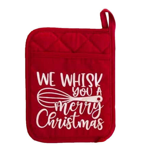 Christmas Pot Rack Baking Kit with Oven Mitts 1