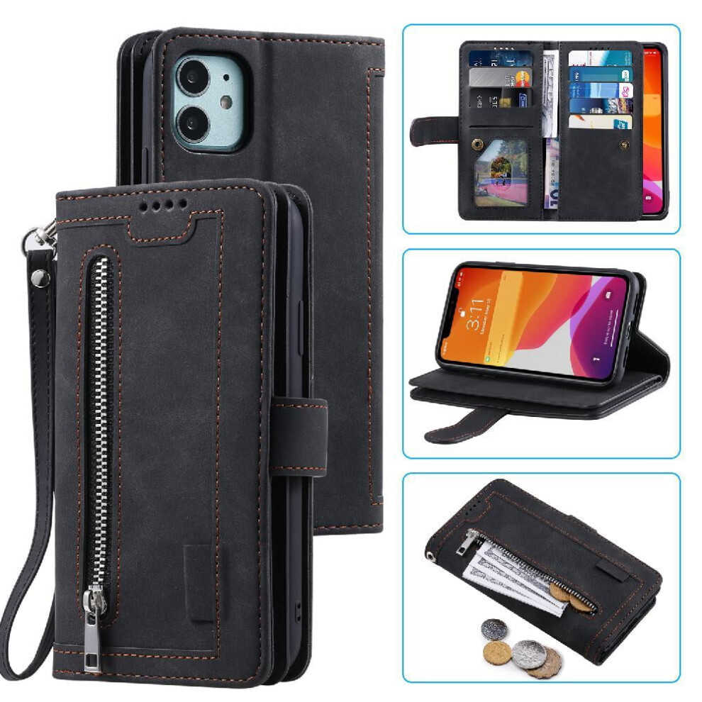 Flip Case For Iphone 11 Pu Leather Wallet With 9 Card Slots 971050022260