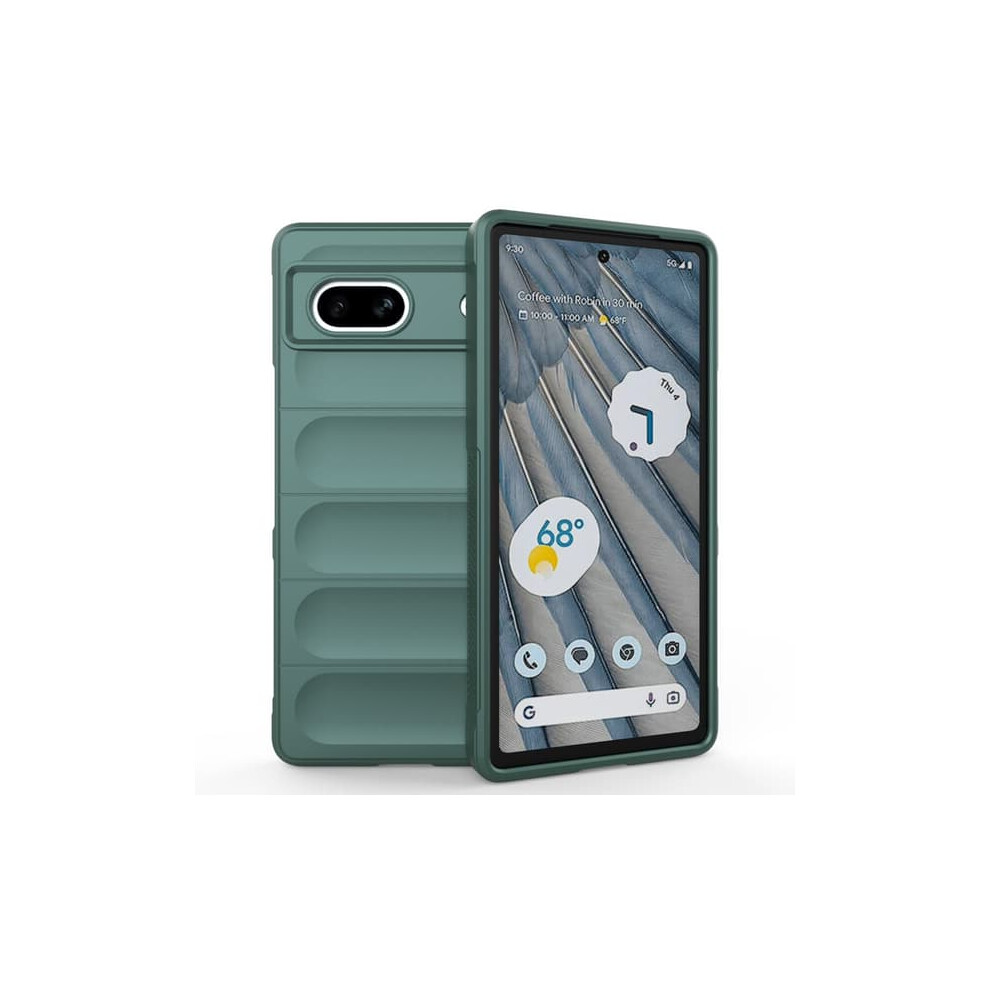 Google Pixel 7A Rugged Tpu Bumper Case Green 962125225846