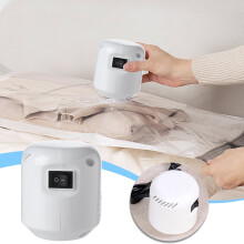 Vacuüm opbergzak met elektrische pomp voor kleding en