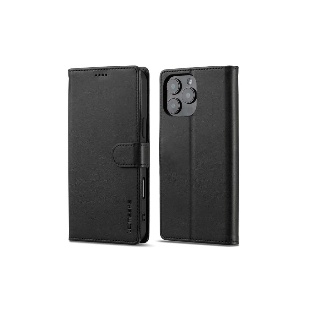 Lc.imeeke Iphone 16 Pro Wallet Case Black 962125240047