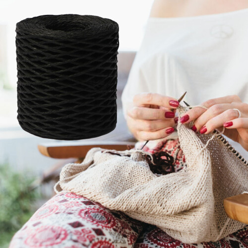 Σειρά εργαλείων XIUH Raffia για χειροτεχνίες, καρούλι από φυσικό νήμα 150 μέτρων, 1