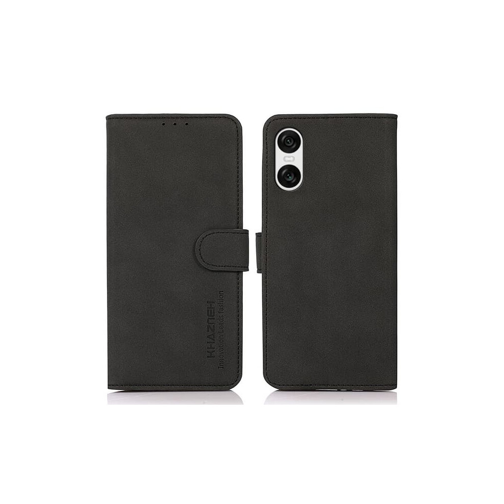 Skalo Pu Leather Wallet Case For Sony Xperia 10 Vi - Black 962125246032
