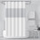 Gray Fabric Shower Curtain with Liner 71" x 75" 8