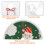 Christmas Tree Skirt 36 Inch Rustic Holiday Decor 6