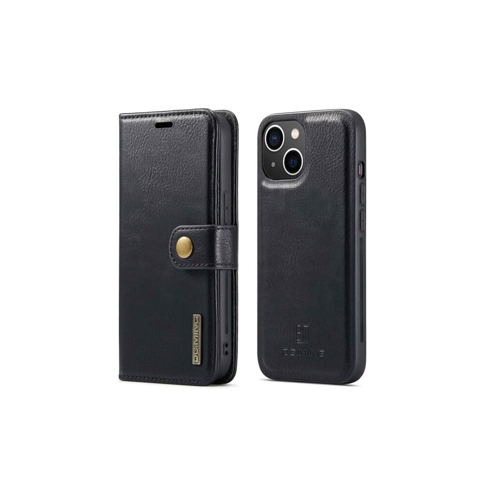 Dg Ming Iphone 14 Magnet Wallet Case 2-In-1 Black 962125235166