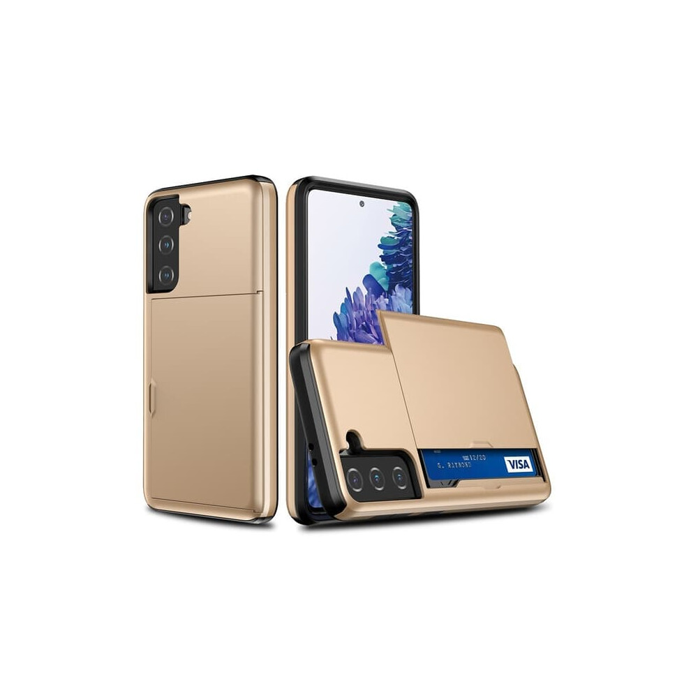 Samsung S24 Armor Case With Card Holder Gold 962125231878