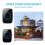 ODOMY Wireless Doorbell Battery-Powered 1 Transmitter 1 5