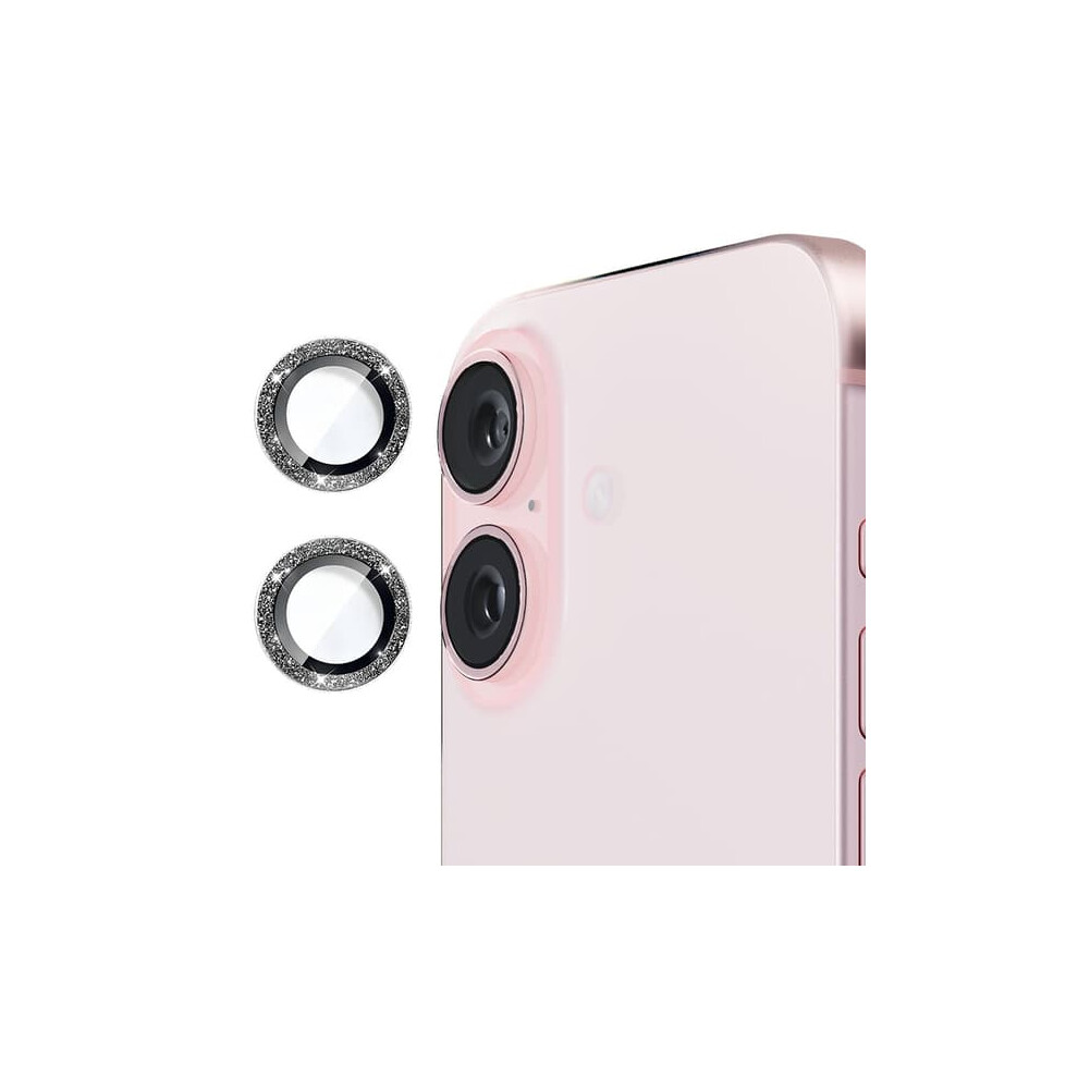 Hat Prince Glitter Lens Protector For Iphone 16 Black 962125237757