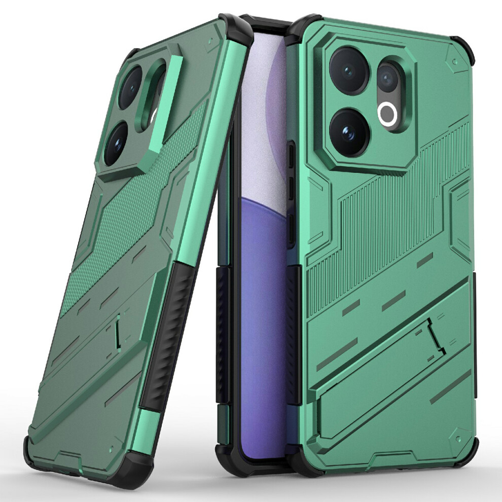 (Green) For Vivo V60 5G Case Pc + Tpu Shockproof Phone Cover With Kickstand Green 6914294924055