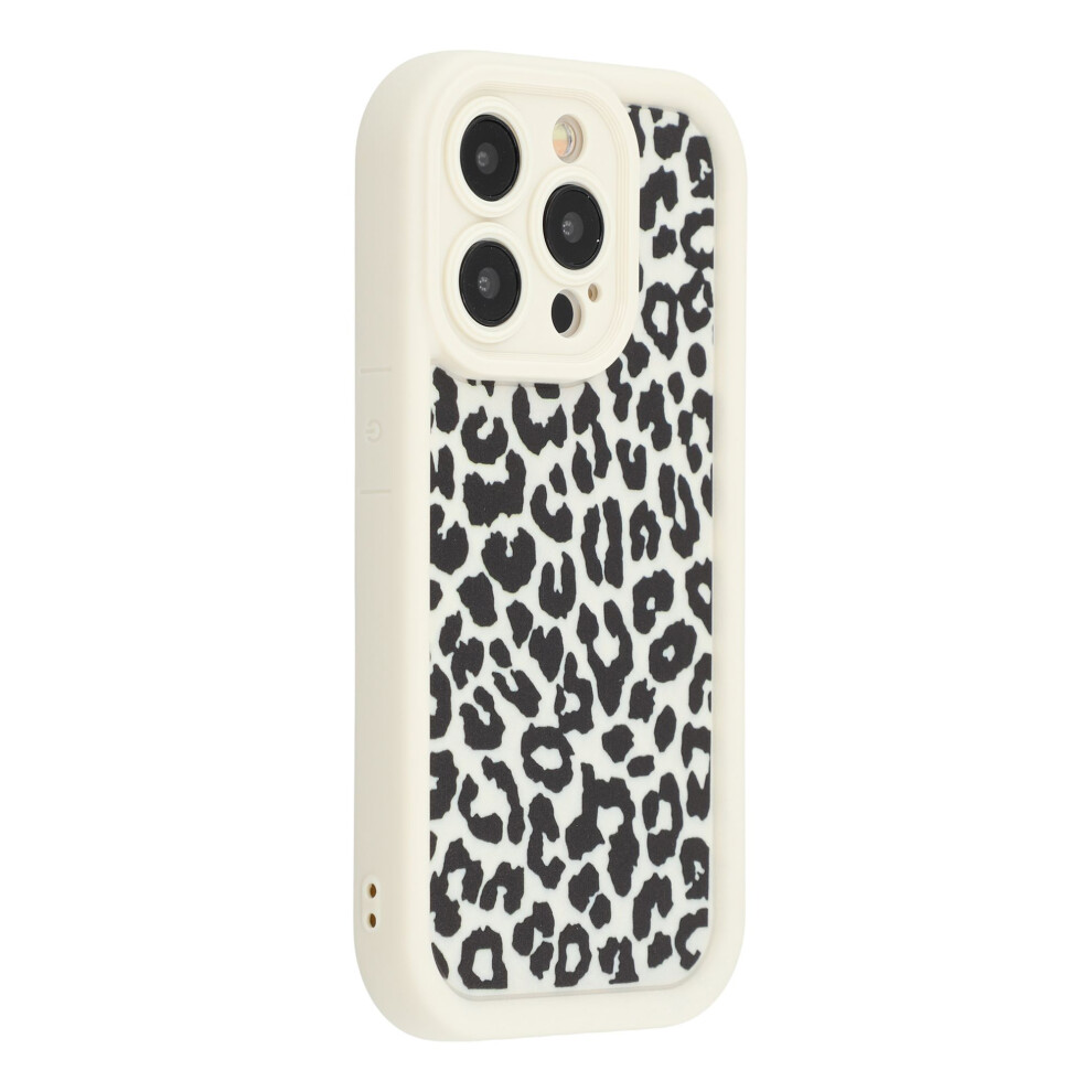 (White) For Iphone 12 Pro Max Case Leopard Print Tpu Shockproof Phone Cover White 6914291129071