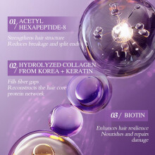 (5pcs) Magical Keratin Hair Mask 5 Seconds Repair Damaged Frizzy Hair Soft Smooth Shiny Nutrition Deep Moisturize Nourishing Hair Care 8.45oz