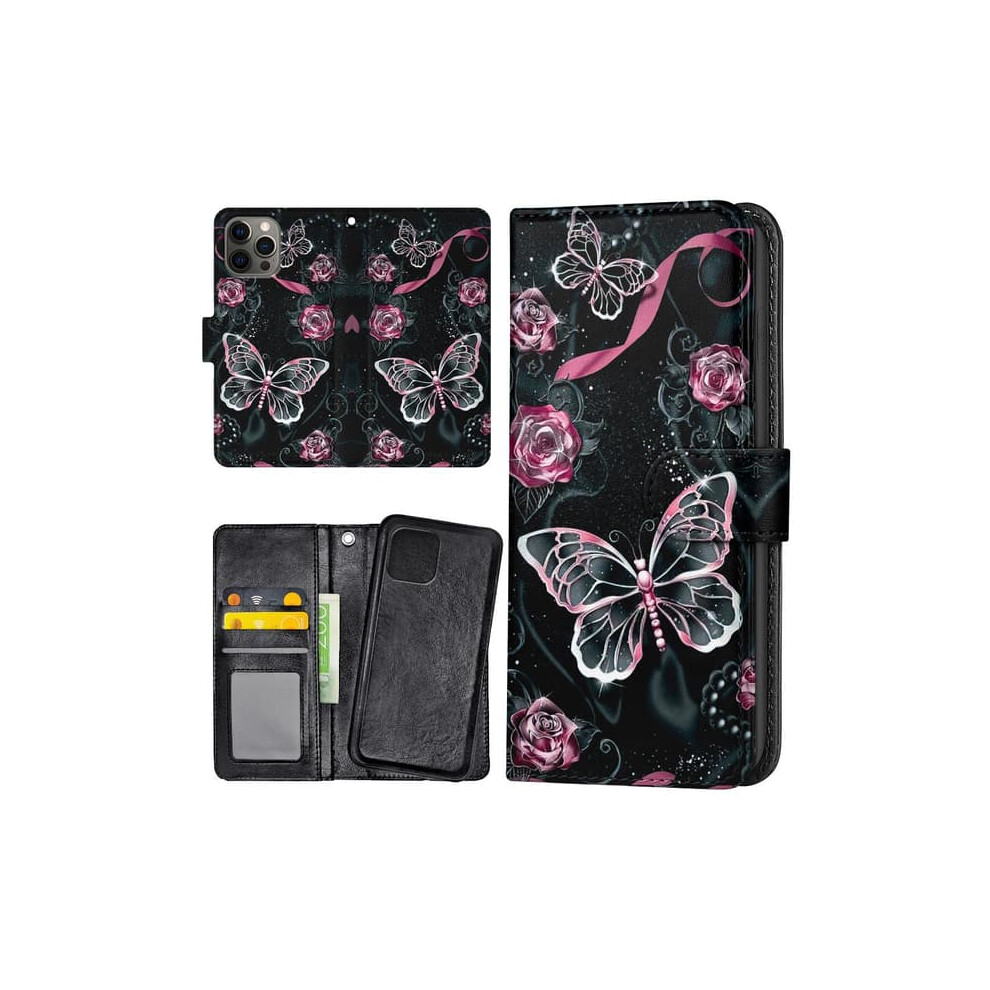 Iphone 14 Pro Wallet Case With Butterfly Design 962125239331