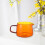 Ceramic Coffee Pot and Mugs Set with Clear Glass Whiskey 2