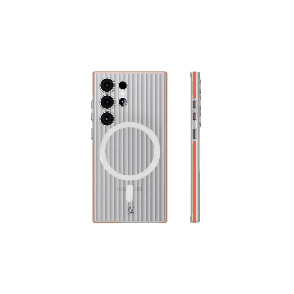 Samsung Galaxy S24 Ultra Case Magnetic Corrugated Orange 962125237887