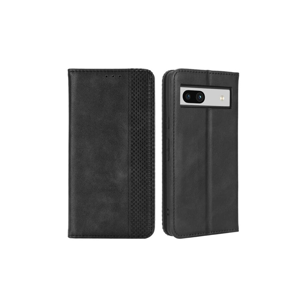 Google Pixel 7A Embossed Wallet Case - Black 962125227642